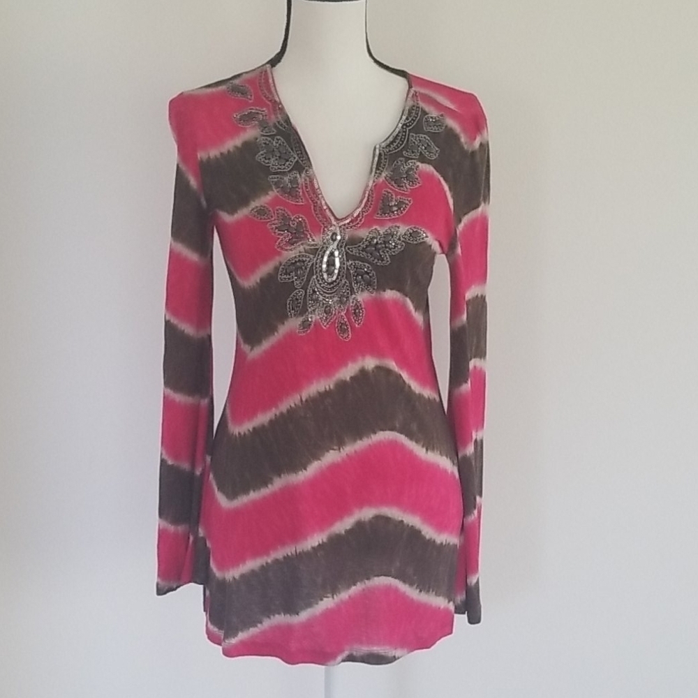I.N.C. TIE DYE BLOUSE
